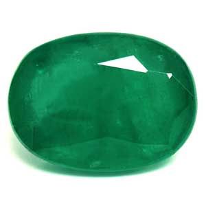 4.09 Carat Oval Shape Emerald Gemstone