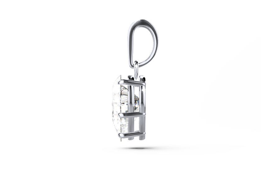 Filigrane Anhänger ELIGIA white gold - heart - poliert