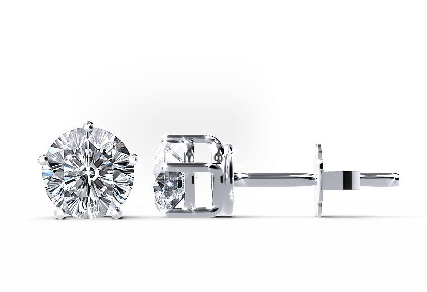 white gold - round - poliert