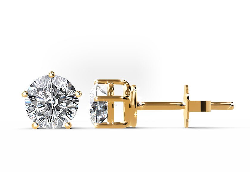 yellow gold - round - poliert
