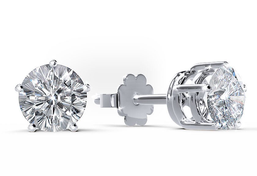 white gold - round - poliert