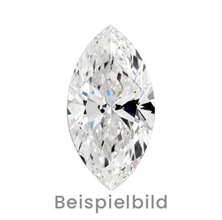 0.18 Karat Navette Form Naturdiamant