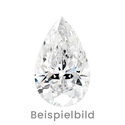 0.7 Karat Tropfen Form Naturdiamant