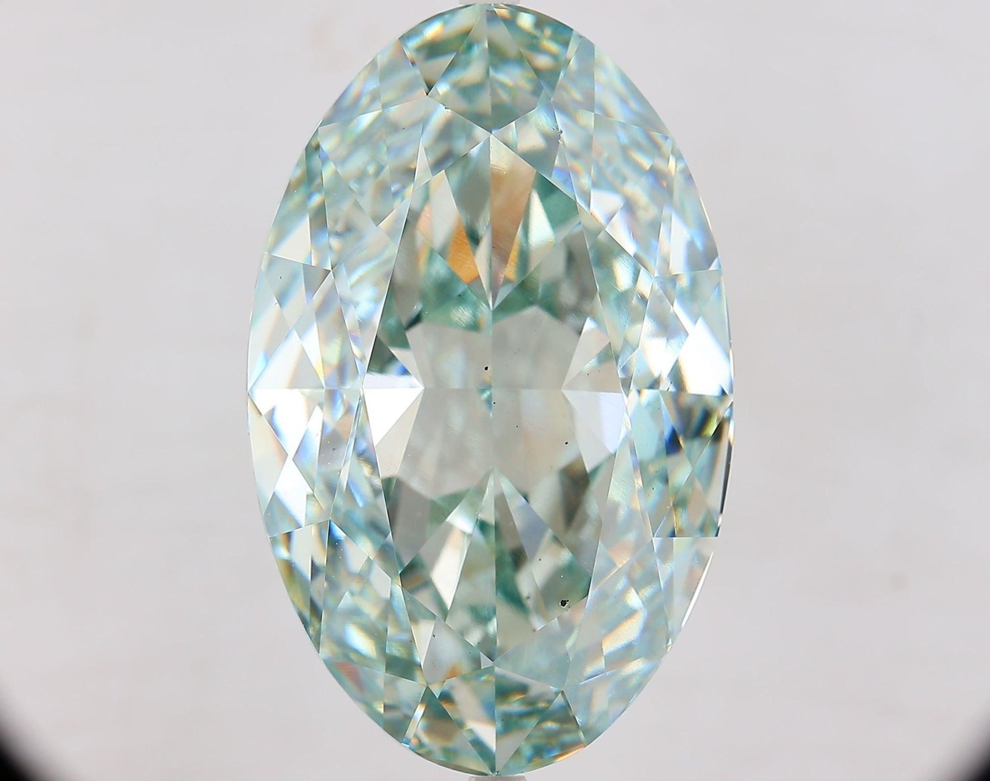 34.04 Karat Oval Form Lab Grown Diamond