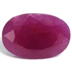 29.17 Karat Oval Form Ruby Gemstone