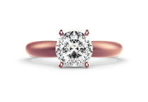 rose gold - round - mattiert