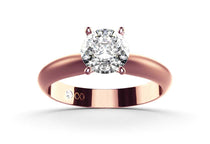 rose gold - round - mattiert