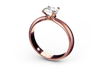 rose gold - round - mattiert