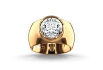 yellow gold - round - poliert