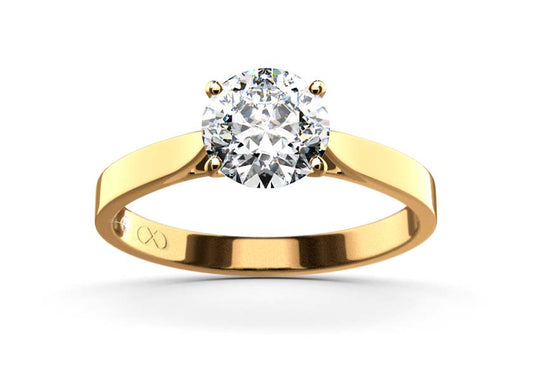 Diamantsolitär / Verlobungsring YORXS NO. 1 With 1.89 Karat Brillant Form Labordiamant