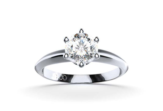 Diamantsolitär / Verlobungsring YORXS NO. 2 With 1.05 Karat Brillant Form Naturdiamant