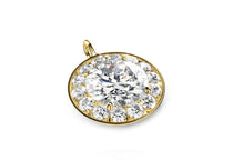 yellow gold - round - poliert