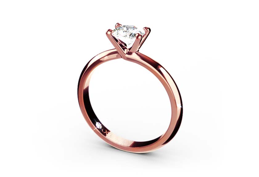 rose gold - round - poliert