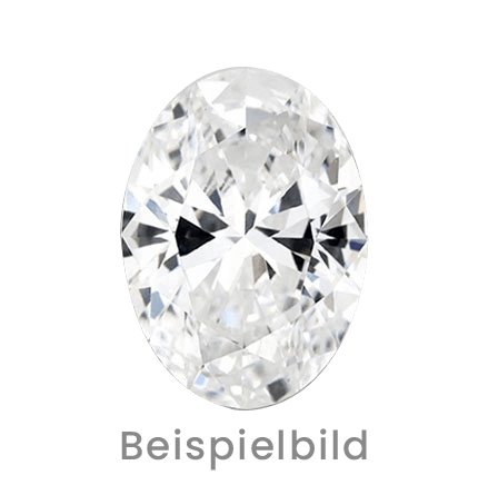 0.24 Karat Oval Form Naturdiamant
