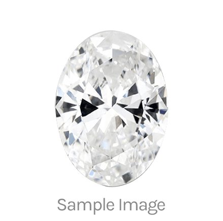 2.5 Carat Oval Shape Lab Grown Diamond