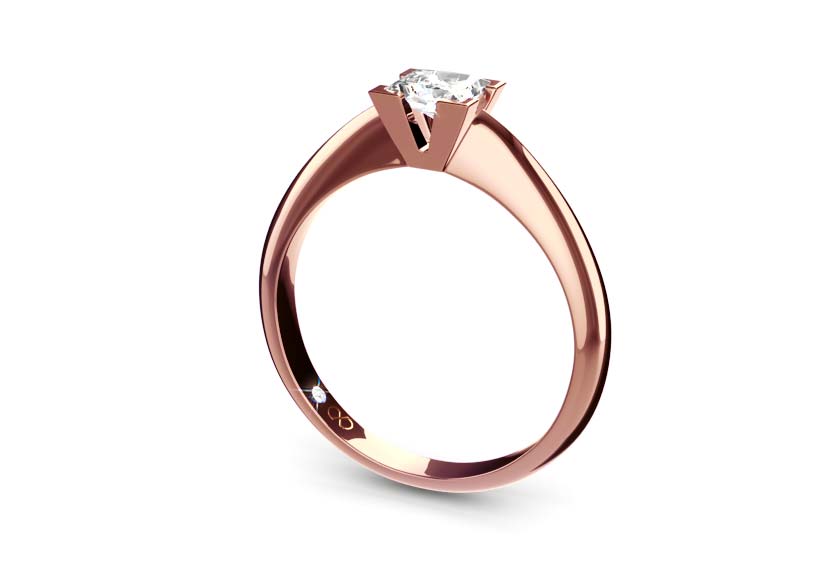 rose gold - round - poliert