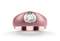 rose gold - round - mattiert