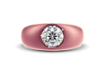 rose gold - round - mattiert