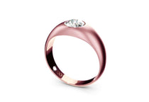 rose gold - round - mattiert