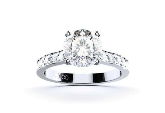 Pavee-Ring YORXS NO. 12 With 0.51 Karat Brillant Form Naturdiamant