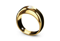 yellow gold - round - poliert