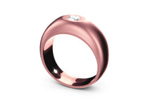 rose gold - round - mattiert