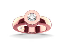 rose gold - round - poliert