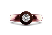 rose gold - round - poliert