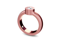 rose gold - round - mattiert