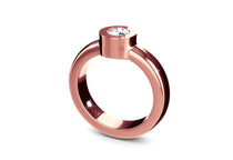 rose gold - round - poliert