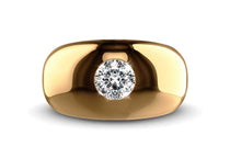 yellow gold - round - poliert