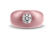 rose gold - round - mattiert