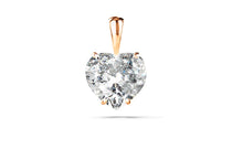 rose gold - heart - poliert