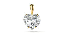 yellow gold - heart - poliert