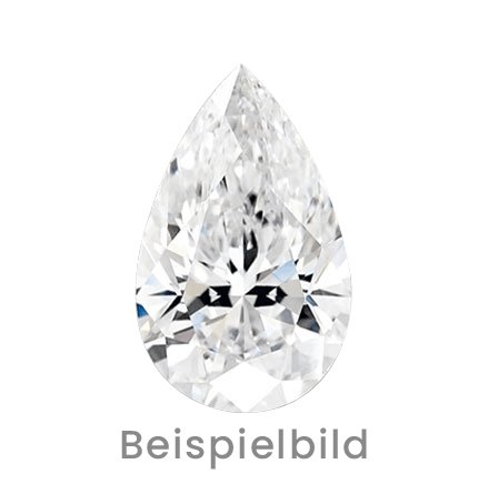 0.3 Karat Tropfen Form Naturdiamant