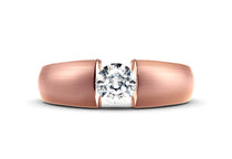 rose gold - round - mattiert