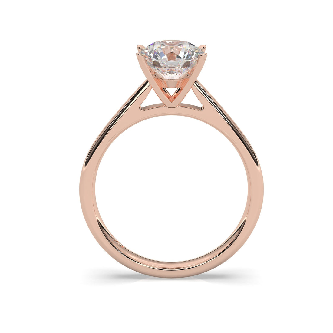 rose gold - round - poliert