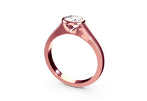 rose gold - round - mattiert