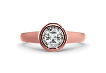 rose gold - round - mattiert