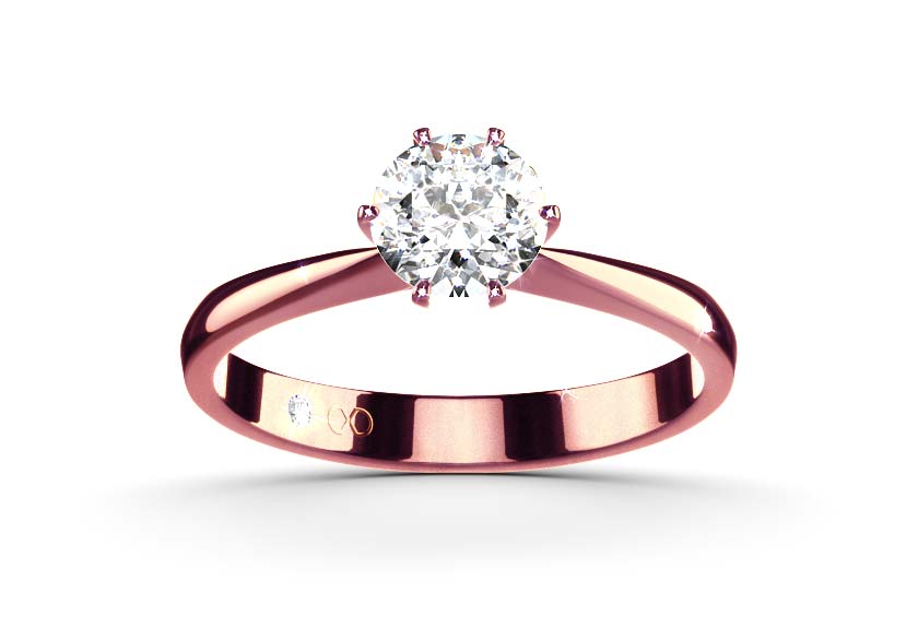 rose gold - round - poliert