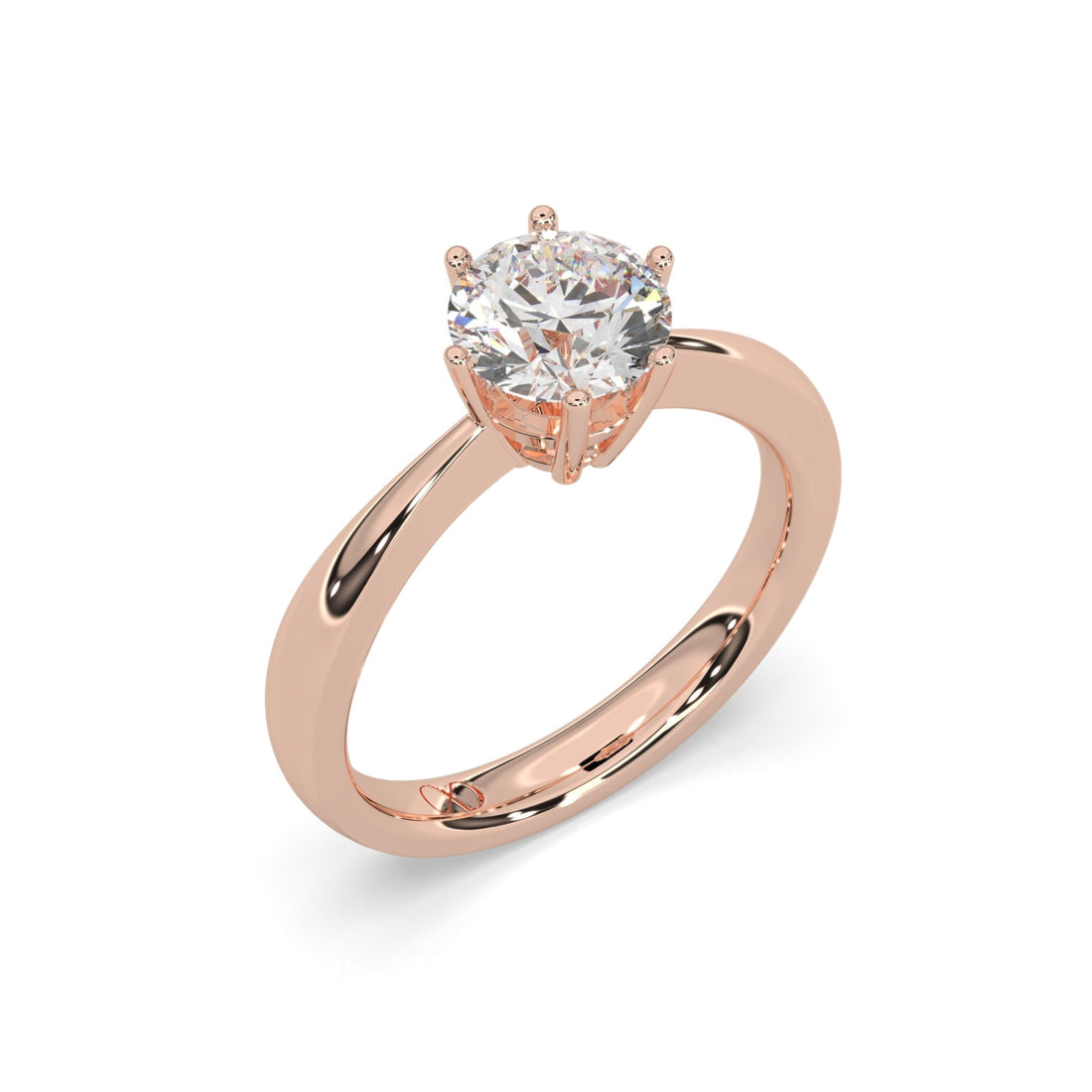 rose gold - round - poliert