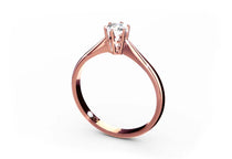 rose gold - round - poliert