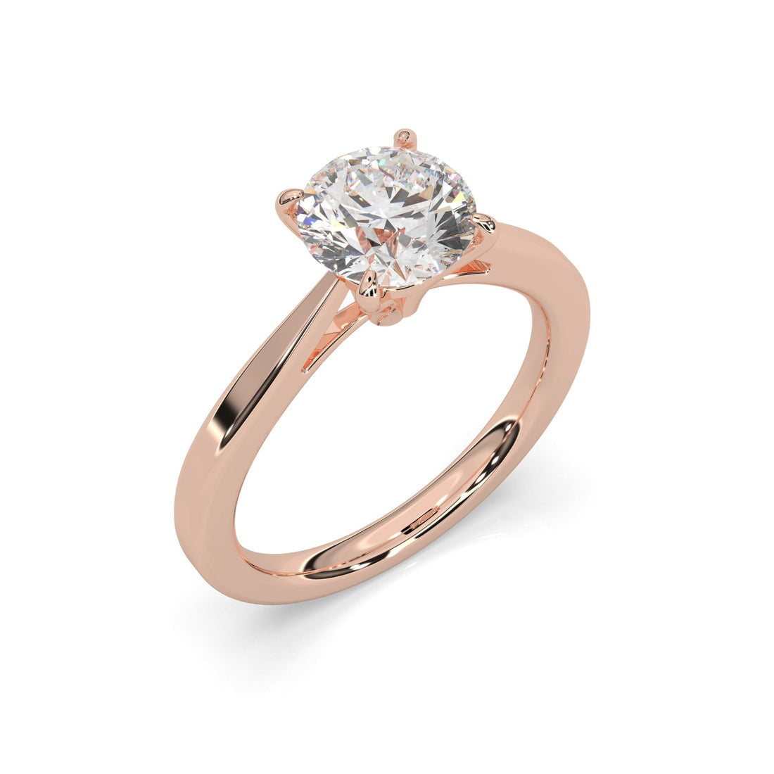 rose gold - round - poliert