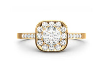 yellow gold - round - poliert