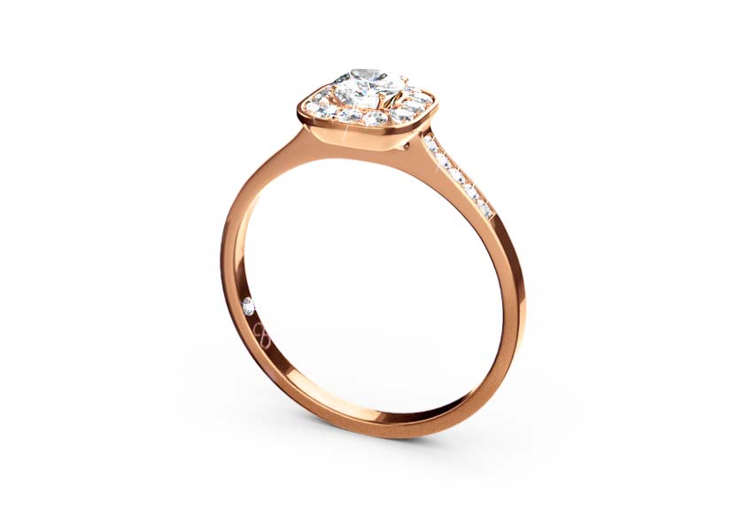 rose gold - round - poliert