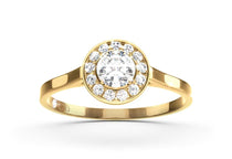 yellow gold - round - poliert