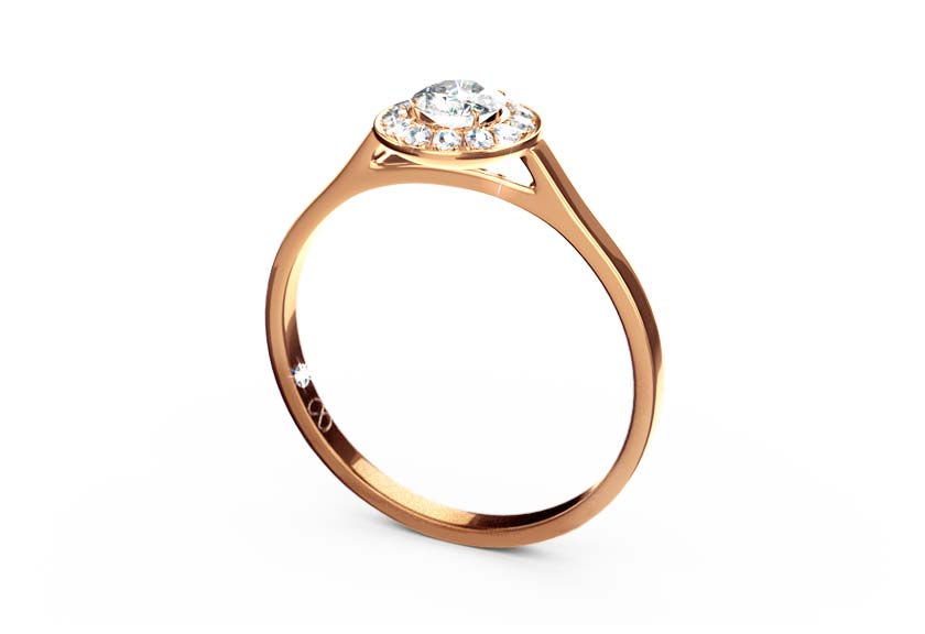 rose gold - round - poliert