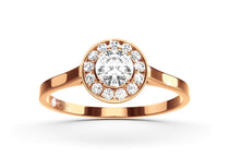 rose gold - round - poliert