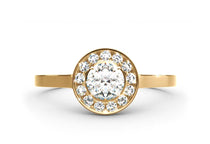 yellow gold - round - poliert