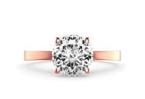 rose gold - round - mattiert